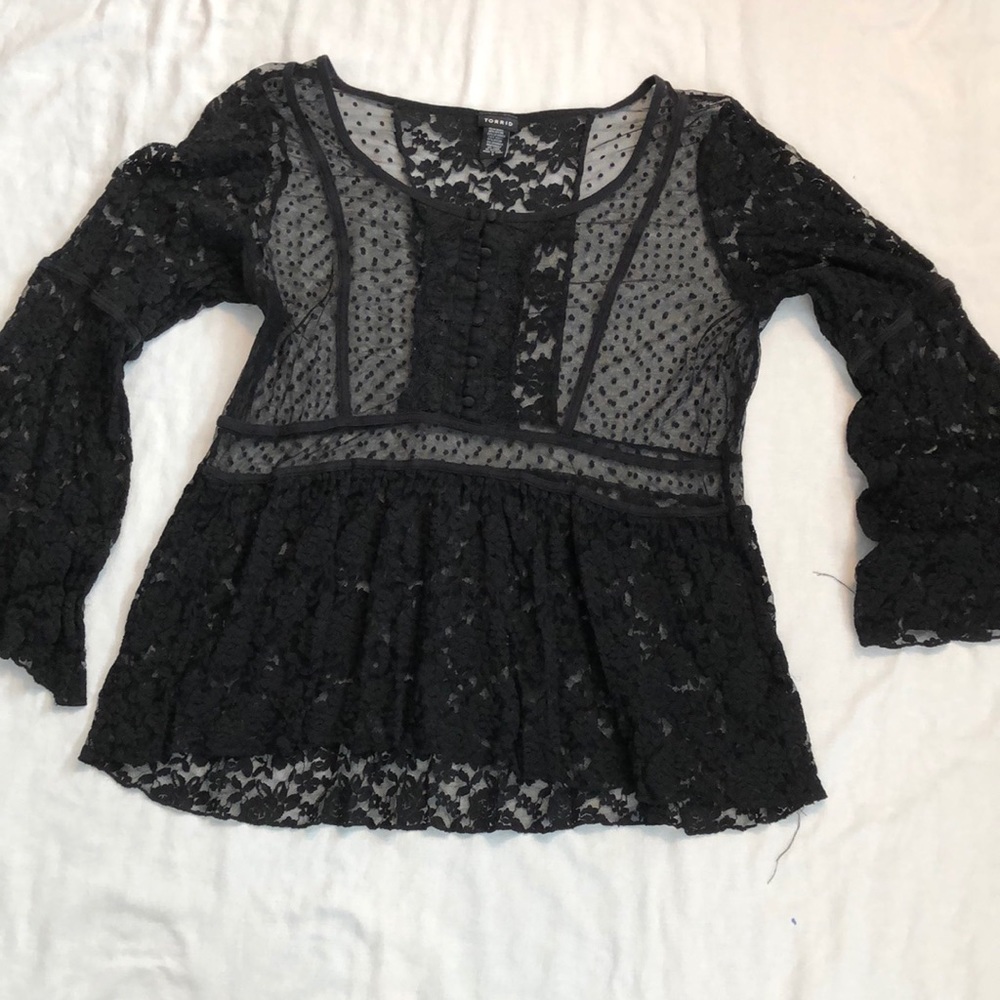 Torrid lace blouse